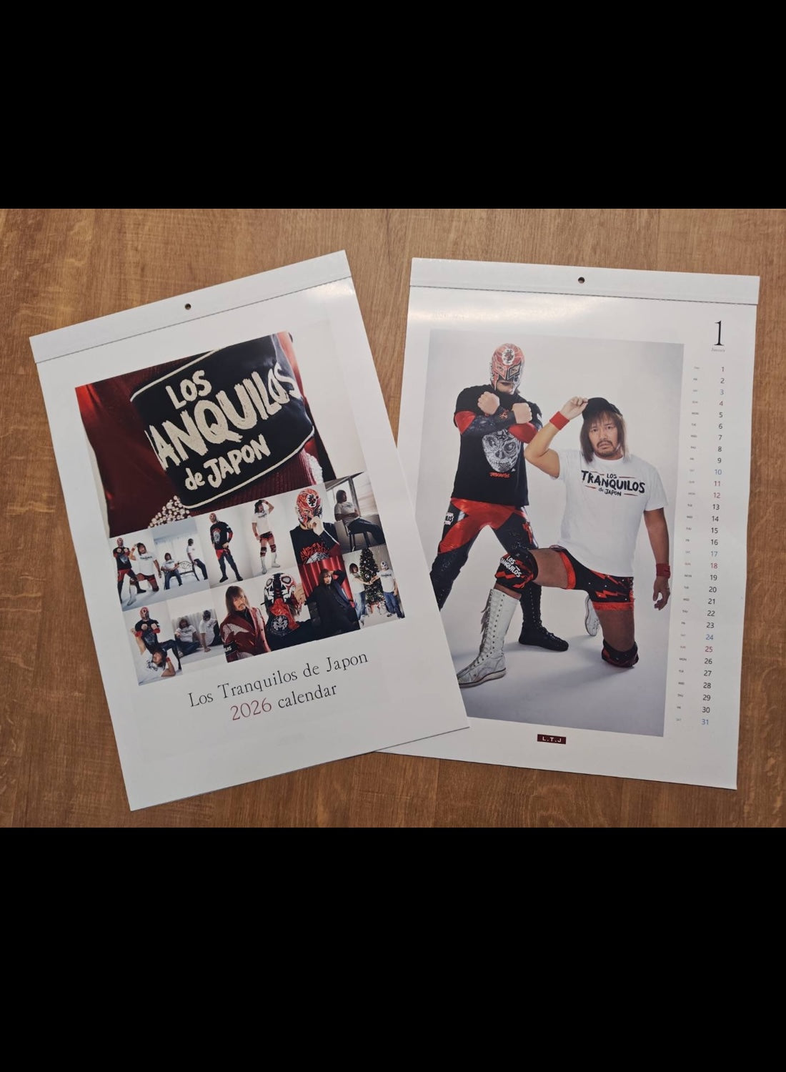 LOS TRANQUILOS de JAPON 2026カレンダー