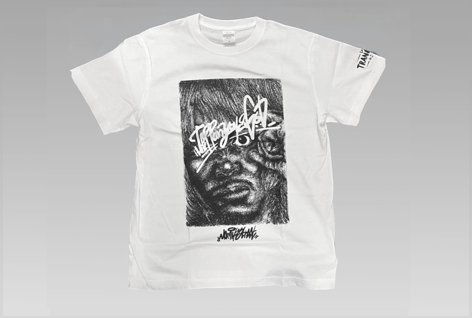 一筆書きアートTシャツ　内藤哲也