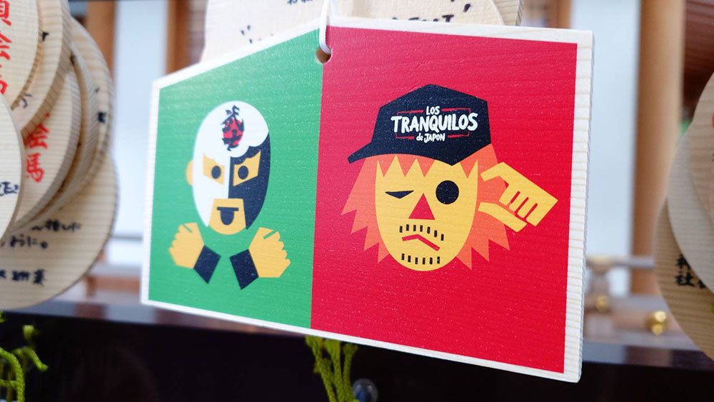【コミコン神社】絵馬　LOS TORANQILOS de JAPON ロゴVer.